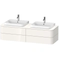 Подвесная тумба Duravit Happy D.2 Plus: 4 ящика, белый глянец, 160 см (HP4964B2222) - миниатюра фото 1