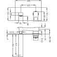 Смеситель Cezares Levico LEVICO-BLS2-01-Cr со встроенным картриджем - миниатюра фото 3
