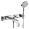 Встраиваемый смеситель AX Citterio для ванны с душем и панелью, хром (39442000) - миниатюра фото 1