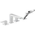 Смеситель для ванны Hansgrohe Metropol на 4 отверстия с ручным душем 3jet, хром (32553000) - миниатюра фото 1