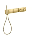 Термостат для душа AX Edge на 4 выхода с ручным душем в полированном золоте (46720990) - миниатюра фото 1