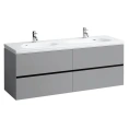 Тумба под раковину LAUFEN Palomba 814809, 1585×495×590 мм, 4 выдвижных ящика, серый (4.0745.4.180.223.1) - миниатюра фото 1