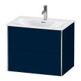 Тумба подвесная Duravit XSquare 234473 с 2 ящиками, 560x710x478 мм, цвет Night Blue SaM (XS432309898) - миниатюра фото 1