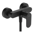 Смеситель для душа Hansgrohe Rebris S настенный матовый черный (72640670) - миниатюра фото 1