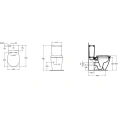 Унитаз-компакт Ideal Standard Connect AquaBlade с элегратной системой слива - миниатюра фото 4