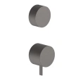 Смеситель для душа Fantini AF/21 встраиваемый на 2 выхода цвет Gun Metal Matt PVD (27 P5 A585B) - миниатюра фото 1