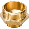 Ниппель STOUT НН переходной 1 1/2 х 1 латунный - миниатюра фото 3