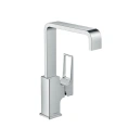 Смеситель для раковины Hansgrohe Metropol на 1 отверстие с донным клапаном Push-open, хром (74511000) - миниатюра фото 1