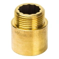 Удлинитель STOUT латунный 3/4 x 25 мм - миниатюра фото 1