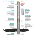 Скважинный насос Беламос TF3-150 кабель 1-5 м - миниатюра фото 4