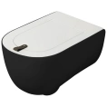 Унитаз подвесной Artceram THE ONE безободковый, черный матовый (THV001 17 00 nero matt) - миниатюра фото 1