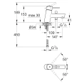 Смеситель Grohe Concetto для установки на борт ванны 32701001 - миниатюра фото 2