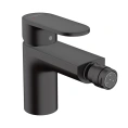 Смеситель для биде Hansgrohe Vernis Blend матовый черный с донным клапаном (71210670) - миниатюра фото 1