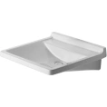 Подвесная раковина Duravit Starck III узкая 600х545 мм белая с переливом (312600000) - миниатюра фото 1