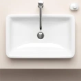 Накладная раковина GSI Sand без перелива 60х38х14см белая - миниатюра фото 1