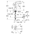 Смеситель для раковины Grohe Eurodisc Cosmopolitan 23054002 - миниатюра фото 7