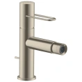 Смеситель для биде AX Uno однорычажный с донным клапаном в цвете шлифованный никель (38211820) - миниатюра фото 1
