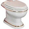 Элегантный приставной унитаз Migliore Milady D2 в полной комплектации - миниатюра фото 1
