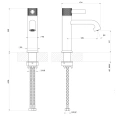 Смеситель для раковины GESSI INCISO без донного клапана цвета Finox (58002#149) - миниатюра фото 2
