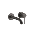 Встраиваемый смеситель GESSI для раковины с изливом, цвет Brushed Black Metal PVD (54283#707) - миниатюра фото 1