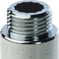 Удлинитель STOUT латунный 1/2 x 80 хромированный - миниатюра фото 4