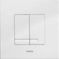 Кнопка смыва Wisa XS Delos DF белая - миниатюра фото 1