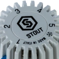 Stout термостатическая головка газовая, диапазон регулировки от +6 до +28 C - миниатюра фото 2