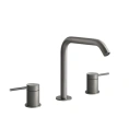GESSI Смеситель для раковины на 3 отверстия без донного клапана в матовом хроме (54012#239) - миниатюра фото 1
