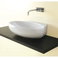 Раковина AZZURRA CLAS без отверстия под смесительитель 55x45см цвет белый матовый - миниатюра фото 1