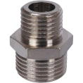 Ниппель НН переxодной 3/8x1/4 никелированный Stout - миниатюра фото 2