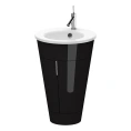 Тумба напольная Duravit Starck 1 600 мм глянцевый черный (S1952004040) - миниатюра фото 1