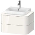 Подвесная тумба Duravit Happy D.2 Plus, 2 ящика, белый глянец, 408x650x480 мм (HP496002222) - миниатюра фото 1