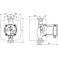 Циркуляционный насос Grundfos Alpha2 25-80 180 с гайками - миниатюра фото 4