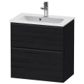 Подвесная тумбочка Duravit D-Neo Compact, Black Oak, 610 мм (DE436801616) - миниатюра фото 1