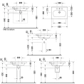 Раковина Duravit DuraStyle без перелива с отверстием под смеситель 650×480 мм белая (2320650041) - миниатюра фото 5