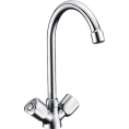 Стильный смеситель Wasserkraft Amper 2907 для кухонной мойки - миниатюра фото 1