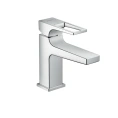 Смеситель для раковины Hansgrohe Metropol 100 с донным клапаном Push-open, хром (74500000) - миниатюра фото 1