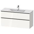 Тумбочка подвесная Duravit D-Neo 1210 мм, белый высокоглянцевый, 1 ящик (DE436402222) - миниатюра фото 1