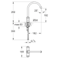Смеситель Grohe Costa L 31819001 для кухни: высокий излив, стиль и функциональность - миниатюра фото 6