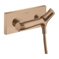 Термостат для душа AX Starck Organic в цвете шлифованное красное золото (12602310) - миниатюра фото 1