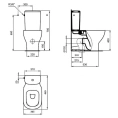 Унитаз-компакт Ideal Standard Tesi с микролифтом - миниатюра фото 5