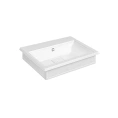 Накладная-подвесная раковина Gessi Eleganza 70x52 см, матовый белый, с переливом - миниатюра фото 1