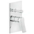 GESSI Rilievo — встраиваемый смеситель для душа на 2 выхода с автопереключением, хром (59079#031) - миниатюра фото 1