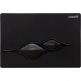 Кнопка смыва Creavit Ufo GP1002.02: глянцевый черный - миниатюра фото 1