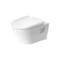 Duravit D-Neo: Подвесной унитаз безободковый с покрытием HygieneGlaze, белый (2578092000) - миниатюра фото 1