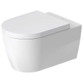Унитаз подвесной Duravit ME by Starck: безободковая технология и покрытие HygieneGlaze в белом цвете (2579092000) - миниатюра фото 1