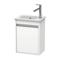 База под раковину Duravit Ketho 550x400x285, 1 дверка, белый матовый (KT6417L1818) - миниатюра фото 1
