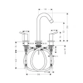 Смеситель для раковины Hansgrohe Focus 100 с донным клапаном, хром (31937000) - миниатюра фото 2