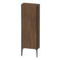 Подвесной шкаф Duravit XViu 1330 мм с зеркалом, цвет walnut dark/черный матовый (XV1316RB221) - миниатюра фото 1