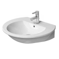 Раковина Duravit Darling New с тремя отверстиями под смеситель 600x520 мм белого цвета (2621600030) - миниатюра фото 1